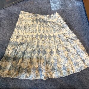 Versace Collection Silk pleated mini skirt